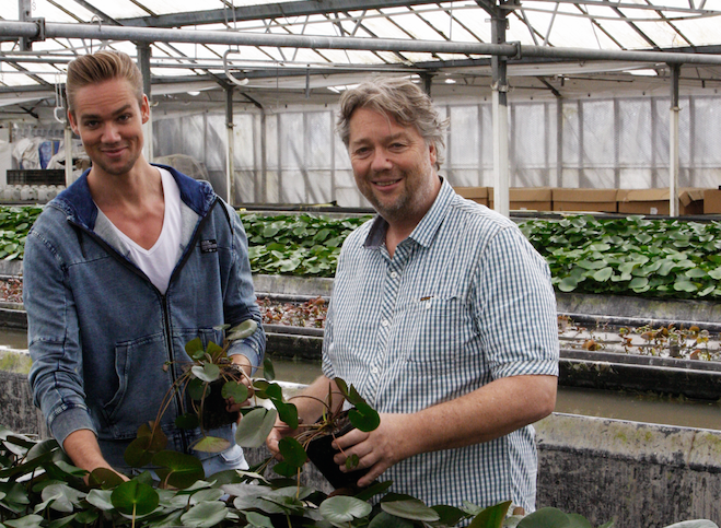 Waterplantenkweker Chris en Simon van der Velde