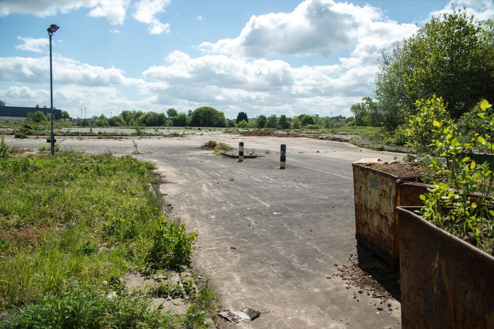 Rent-a-park, Industrieterrein, Tijdelijk park