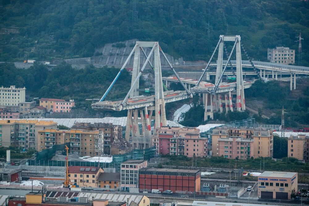 Morandi Brug Genua Stadspark Inside Outside