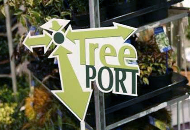 treeport-logo op plantenkar